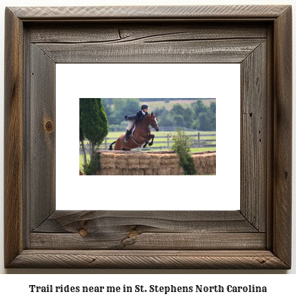 trail rides near me in St. Stephens, North Carolina